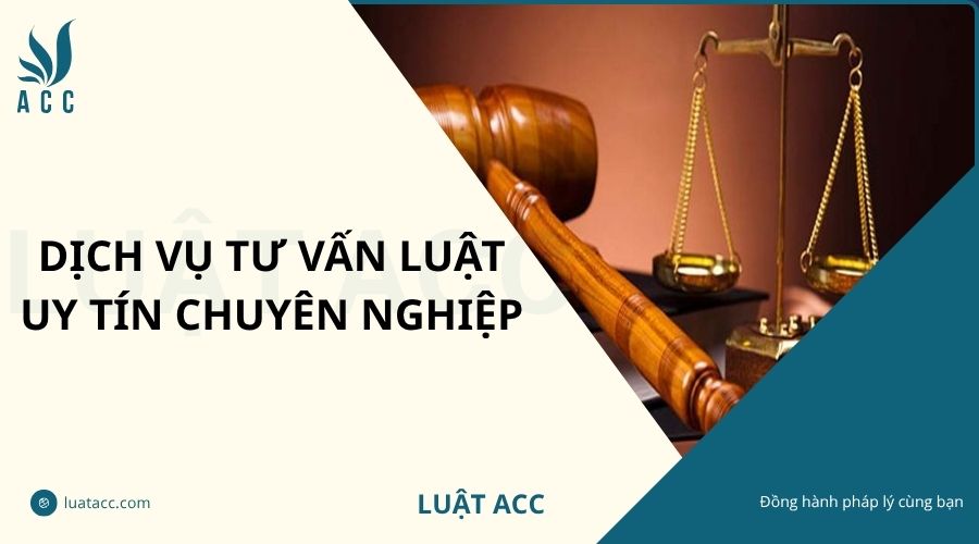 Dịch vụ tư vấn luật uy tín chuyên nghiệp