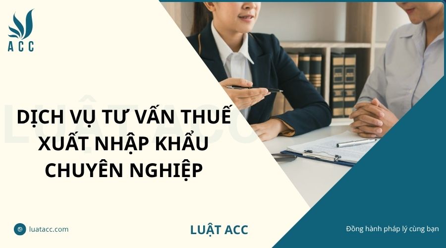 Dịch vụ tư vấn thuế xuất nhập khẩu​ chuyên nghiệp
