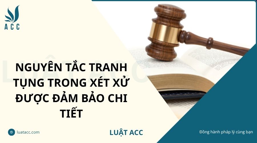 Nguyên tắc tranh tụng trong xét xử được đảm bảo chi tiết