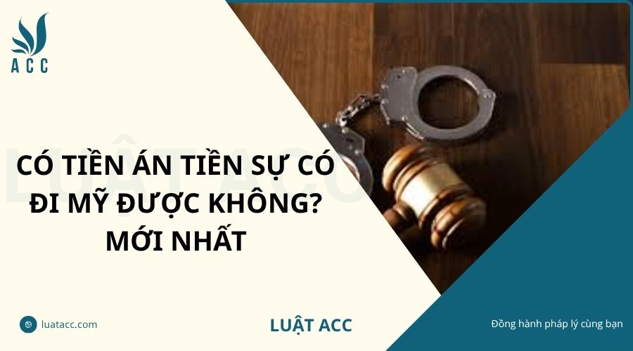 Có tiền án tiền sự có đi Mỹ được không? Mới nhất