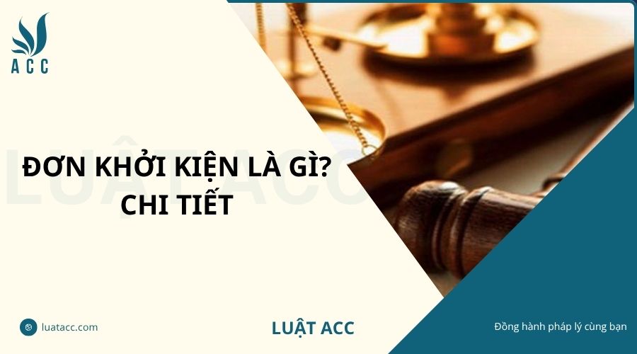 Đơn khởi kiện là gì? Chi tiết