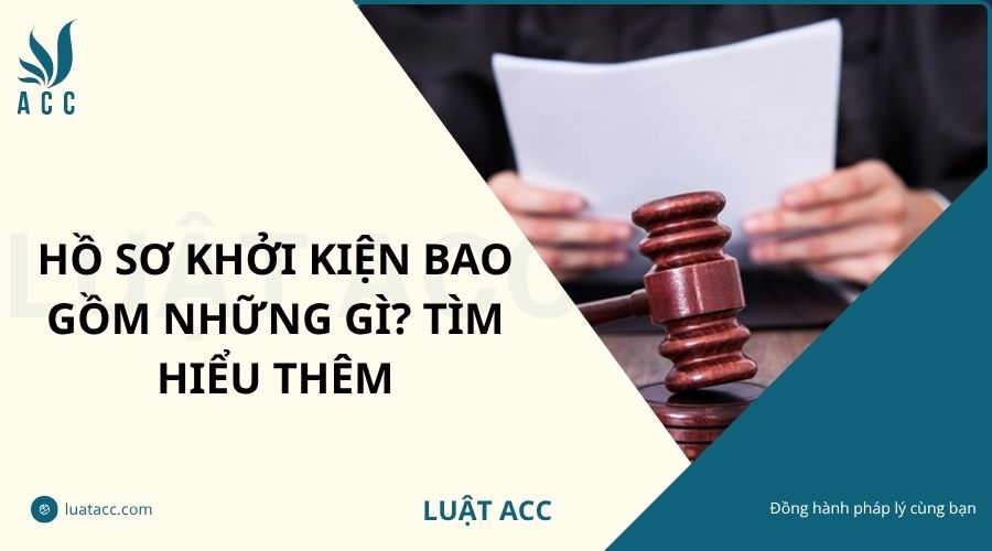 Hồ sơ khởi kiện bao gồm những gì? Tìm hiểu thêm