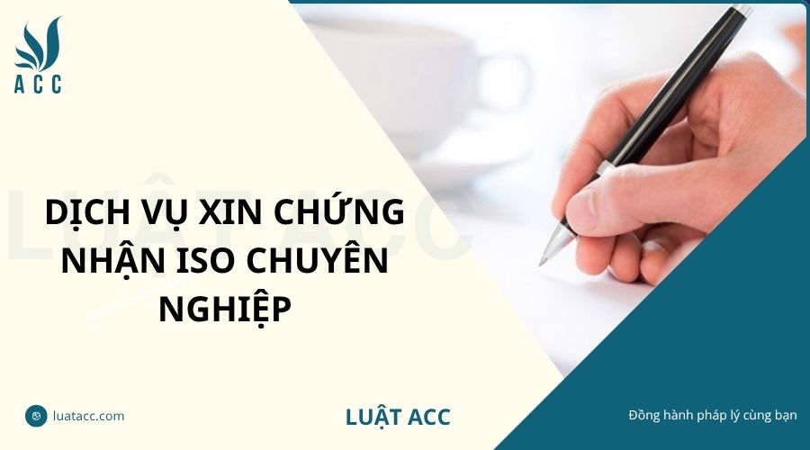 Dịch vụ xin chứng nhận ISO chuyên nghiệp