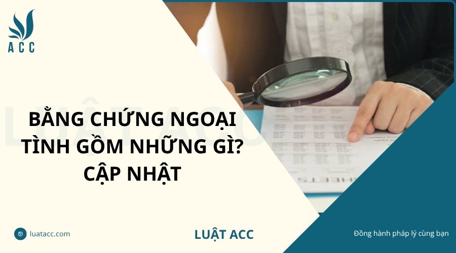 Bằng chứng ngoại tình gồm những gì​? Cập nhật