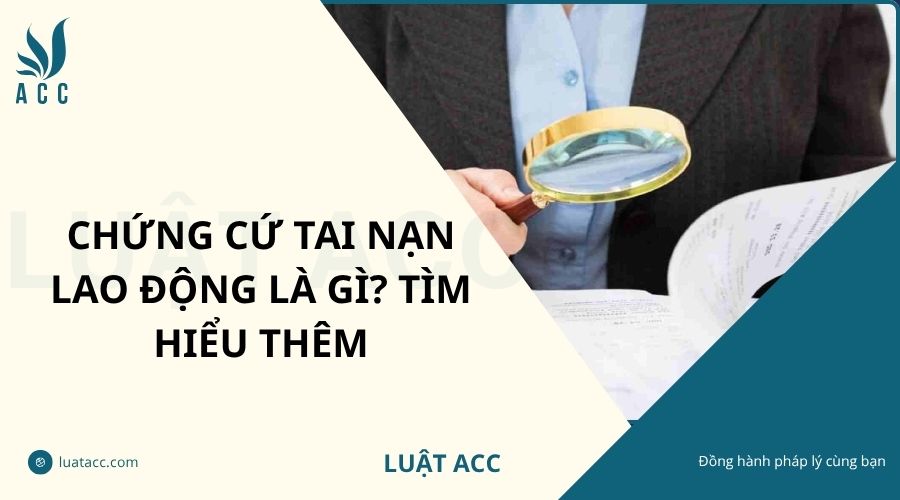 Chứng cứ tai nạn lao động là gì? Tìm hiểu thêm