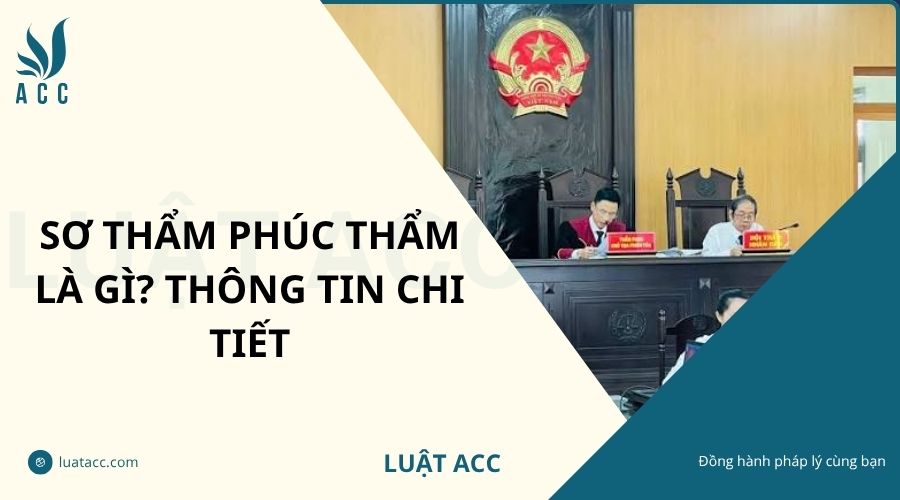 Sơ thẩm phúc thẩm là gì? Thông tin chi tiết