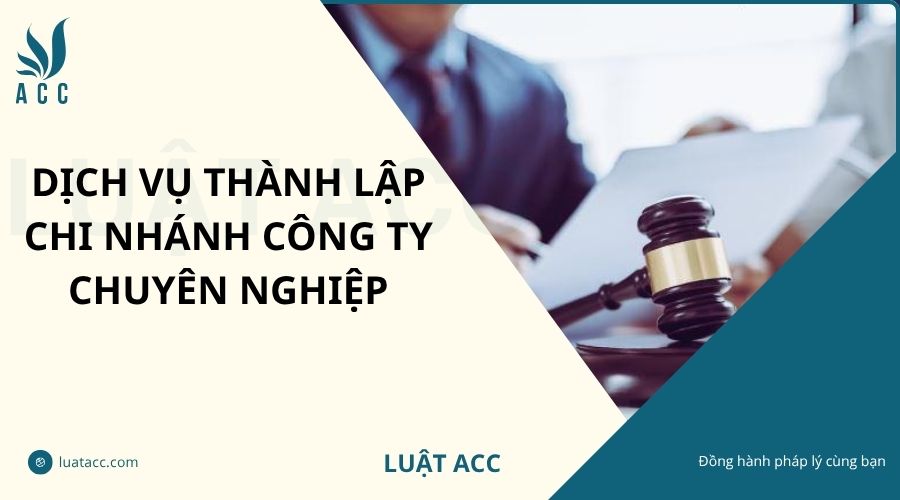 Dịch vụ thành lập chi nhánh công ty chuyên nghiệp