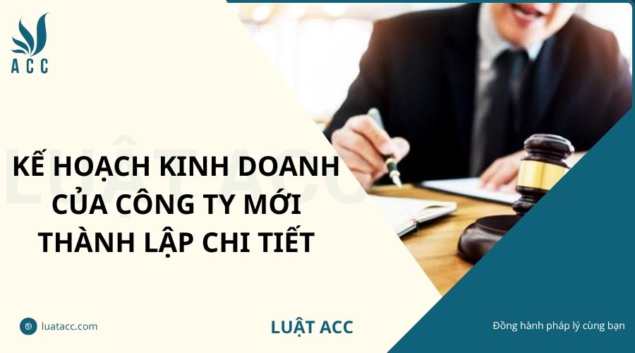 Kế hoạch kinh doanh của công ty mới thành lập chi tiết