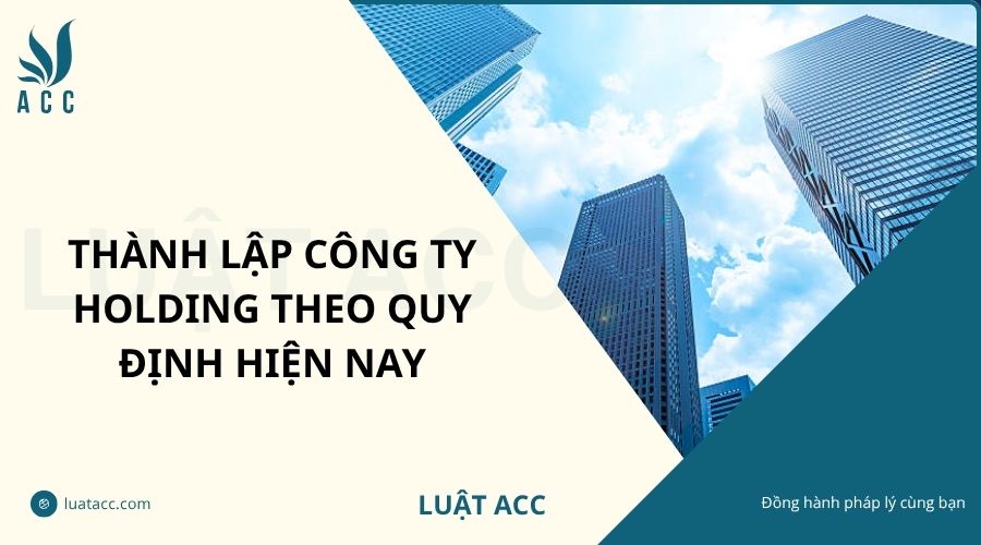 Thành lập công ty Holding theo quy định hiện nay