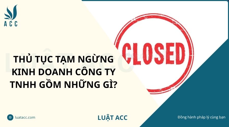 Thủ tục tạm ngừng kinh doanh công ty TNHH gồm những gì?