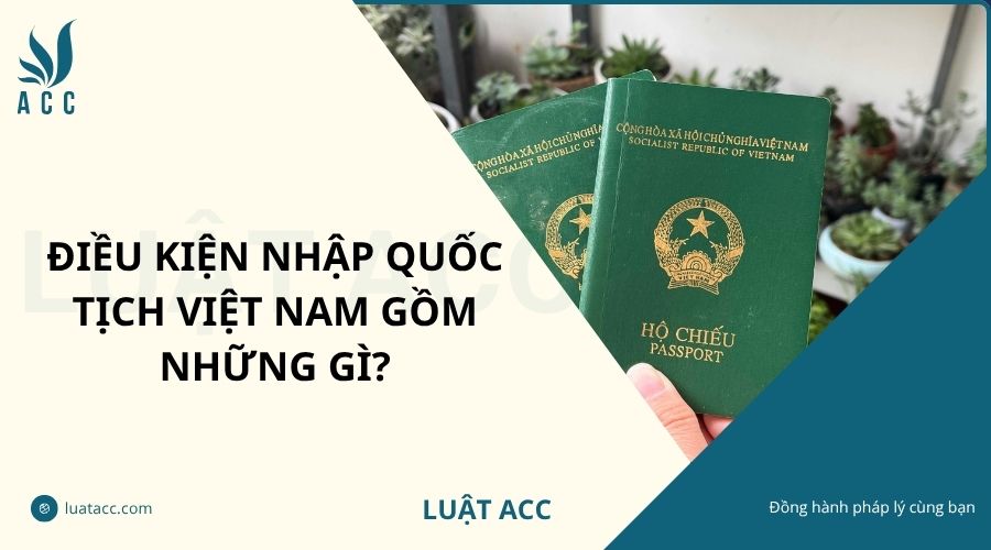 Điều kiện nhập quốc tịch Việt Nam gồm những gì?