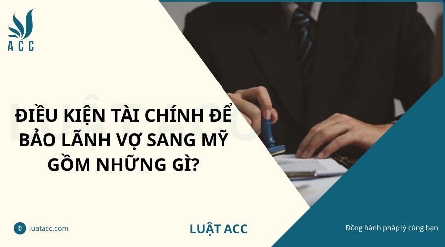 Điều kiện tài chính để bảo lãnh vợ sang Mỹ gồm những gì?