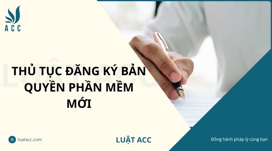 Thủ tục đăng ký bản quyền phần mềm mới