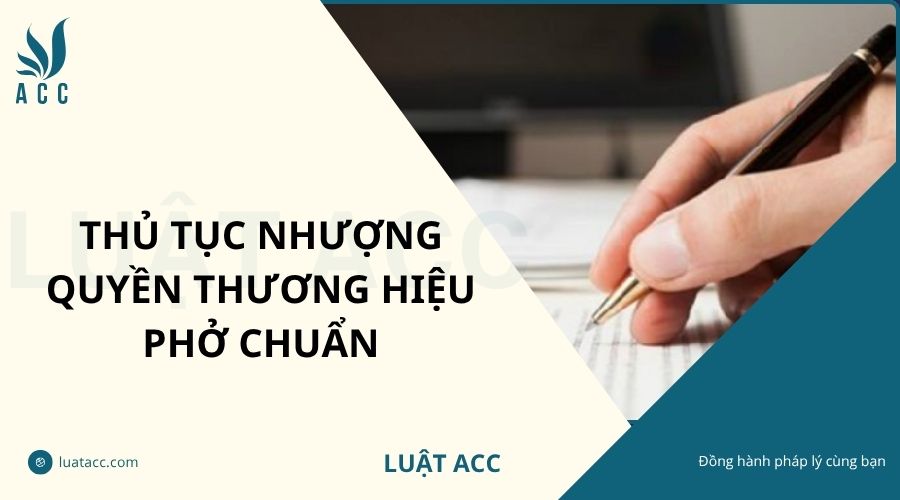 Thủ tục nhượng quyền thương hiệu phở chuẩn